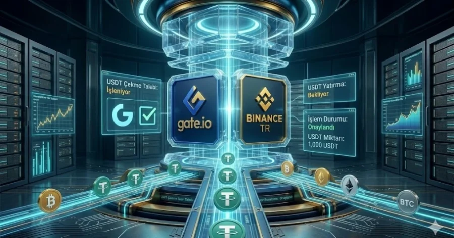 Gate’den Binance TR’ye USDT Aktarma Rehberi