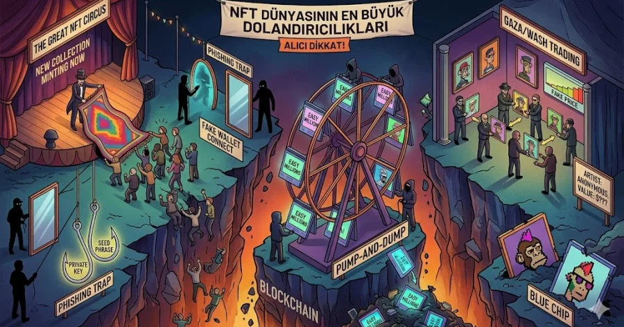 NFT Dünyasının En Büyük Dolandırıcı Olayları